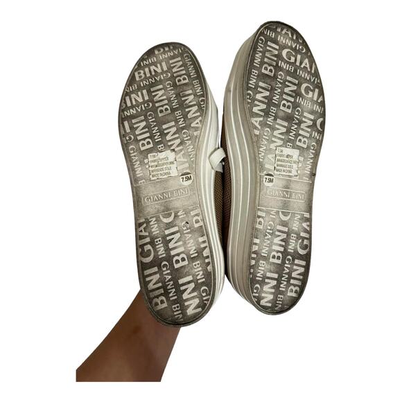 Gianni Bini Marnah Womens Lace-Up‎ Brown Platform Sneakers Size 7.5M - Picture 7 of 8